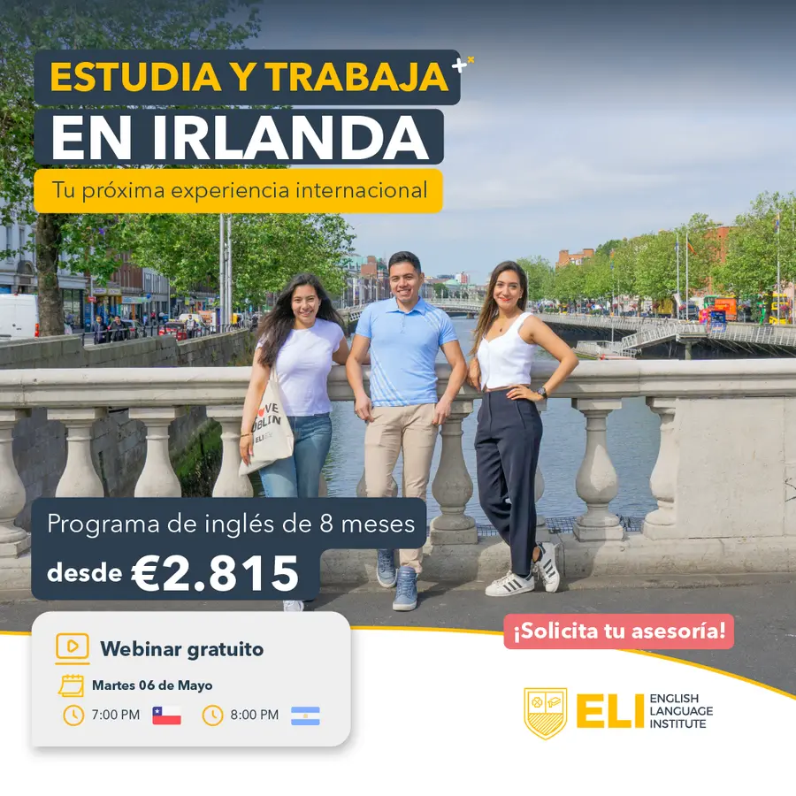 Webinar Estudia y trabaja en Irlanda -