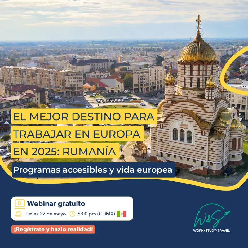El mejor destino para trabajar en Europa en 2025: Rumanía