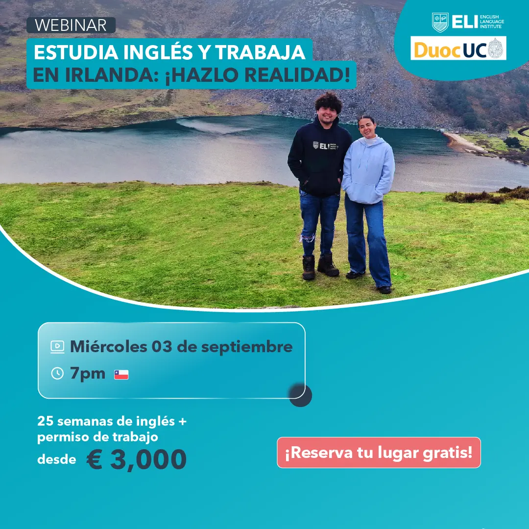 Estudia y Trabaja en Irlanda - Instituto Profesional Duoc UC