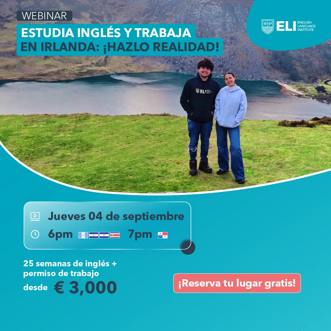 Webinar Estudia y Trabaja en Irlanda