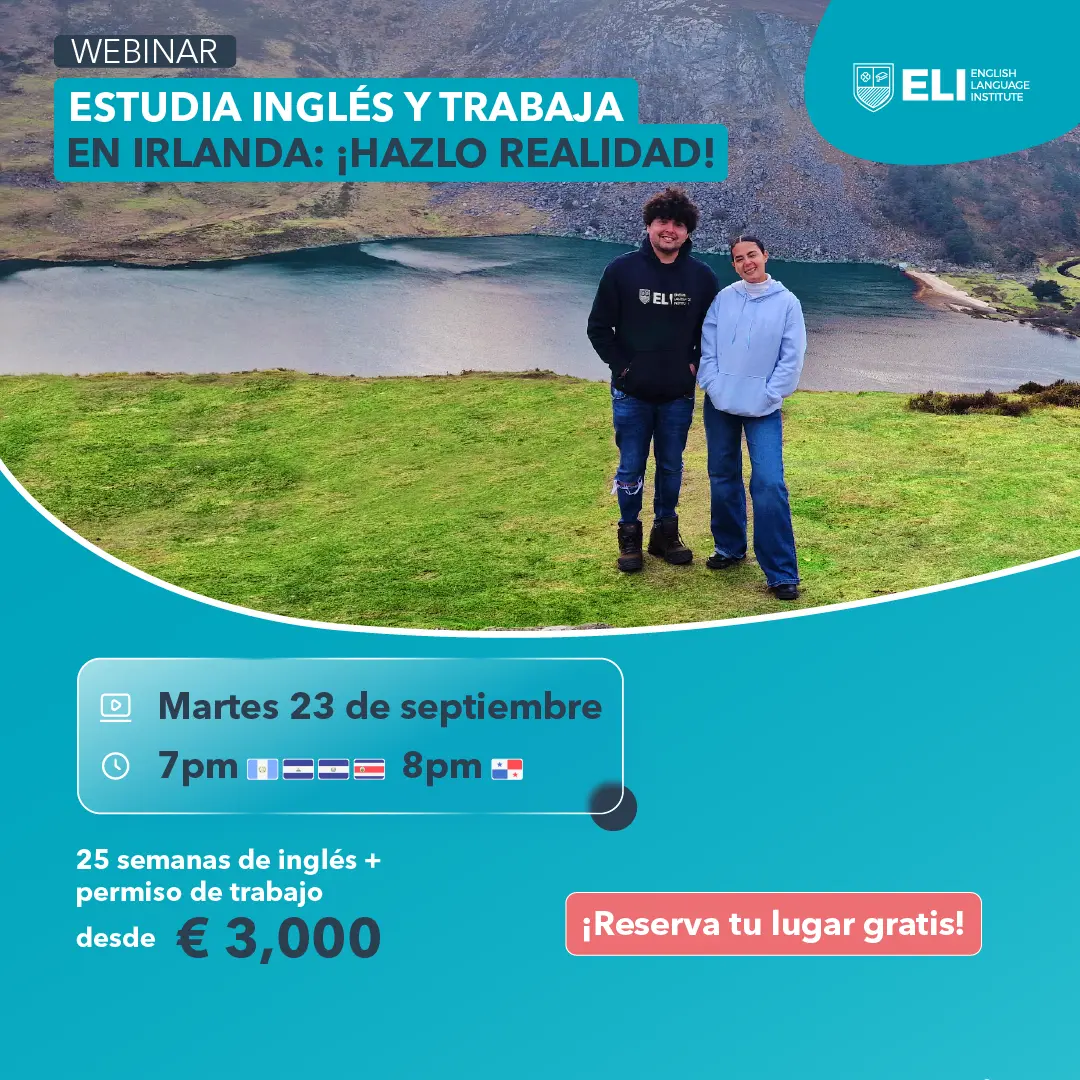 Webinar Estudia y Trabaja en Irlanda