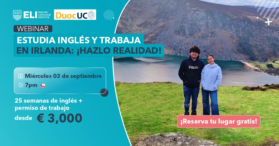 Estudia y Trabaja en Irlanda - Instituto Profesional Duoc UC