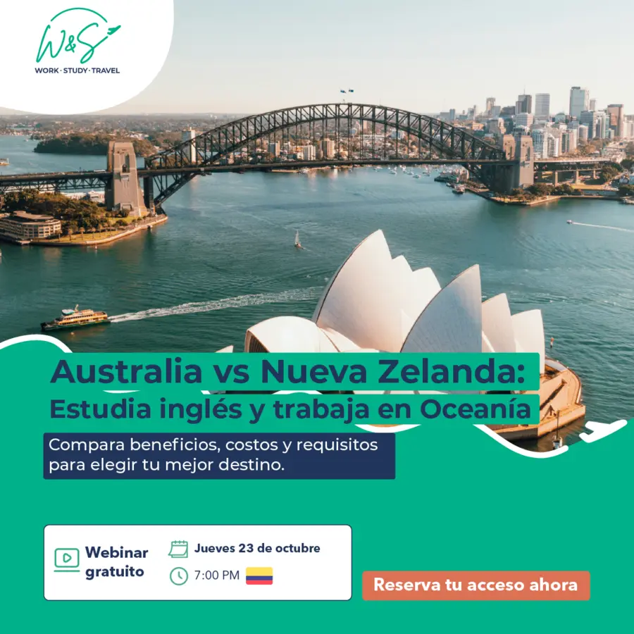 Estudia inglés y trabaja en Países de Oceanía